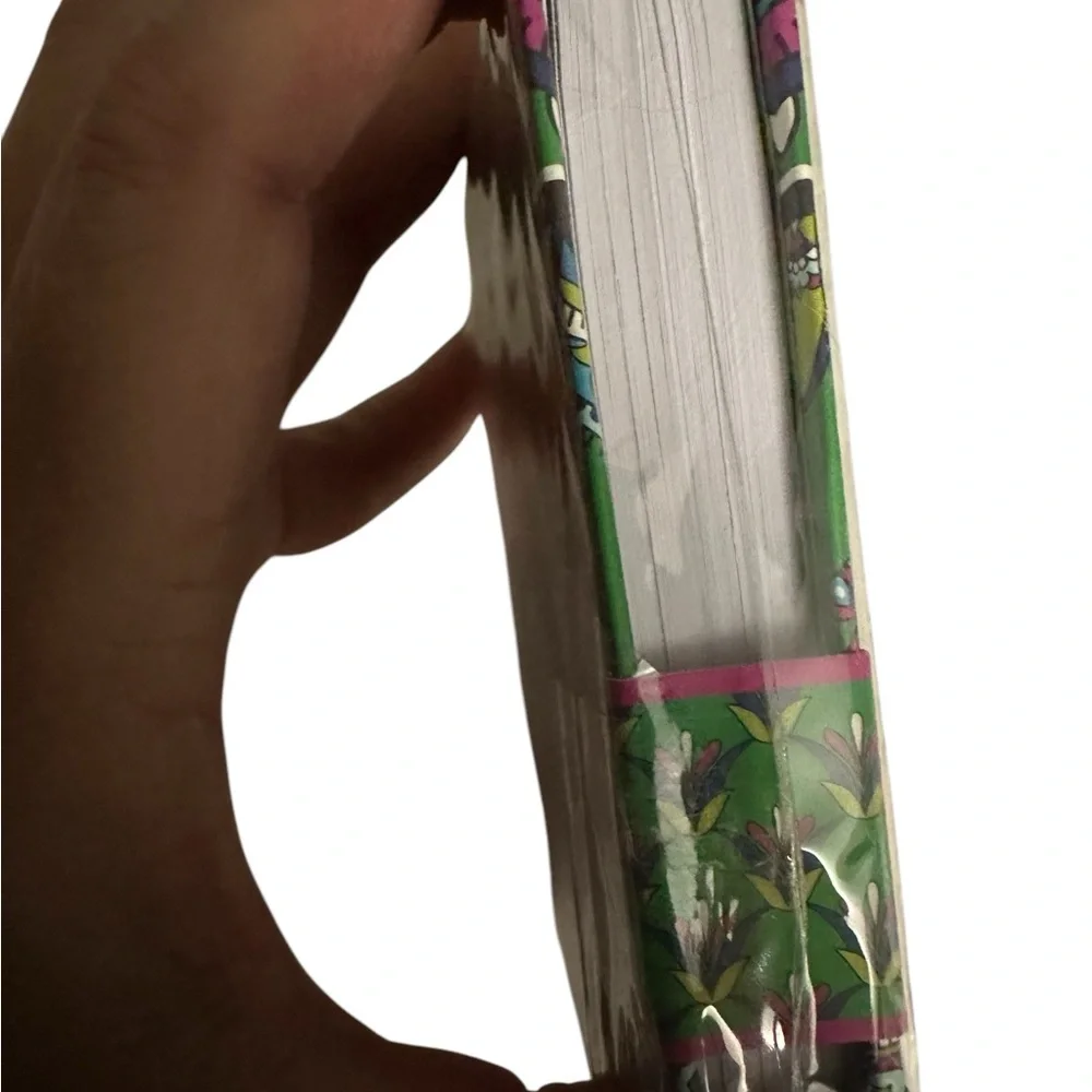Two NWT Vera Bradley Mini Notebooks with mini pencil GREEN & Pink